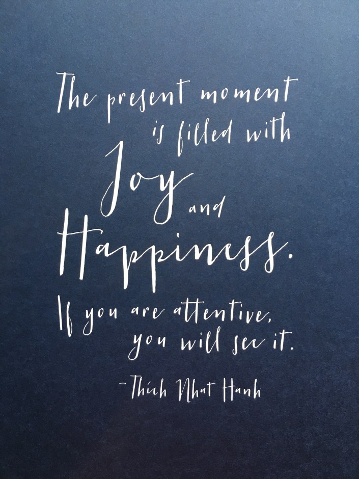 Navy paper with white foil stamping