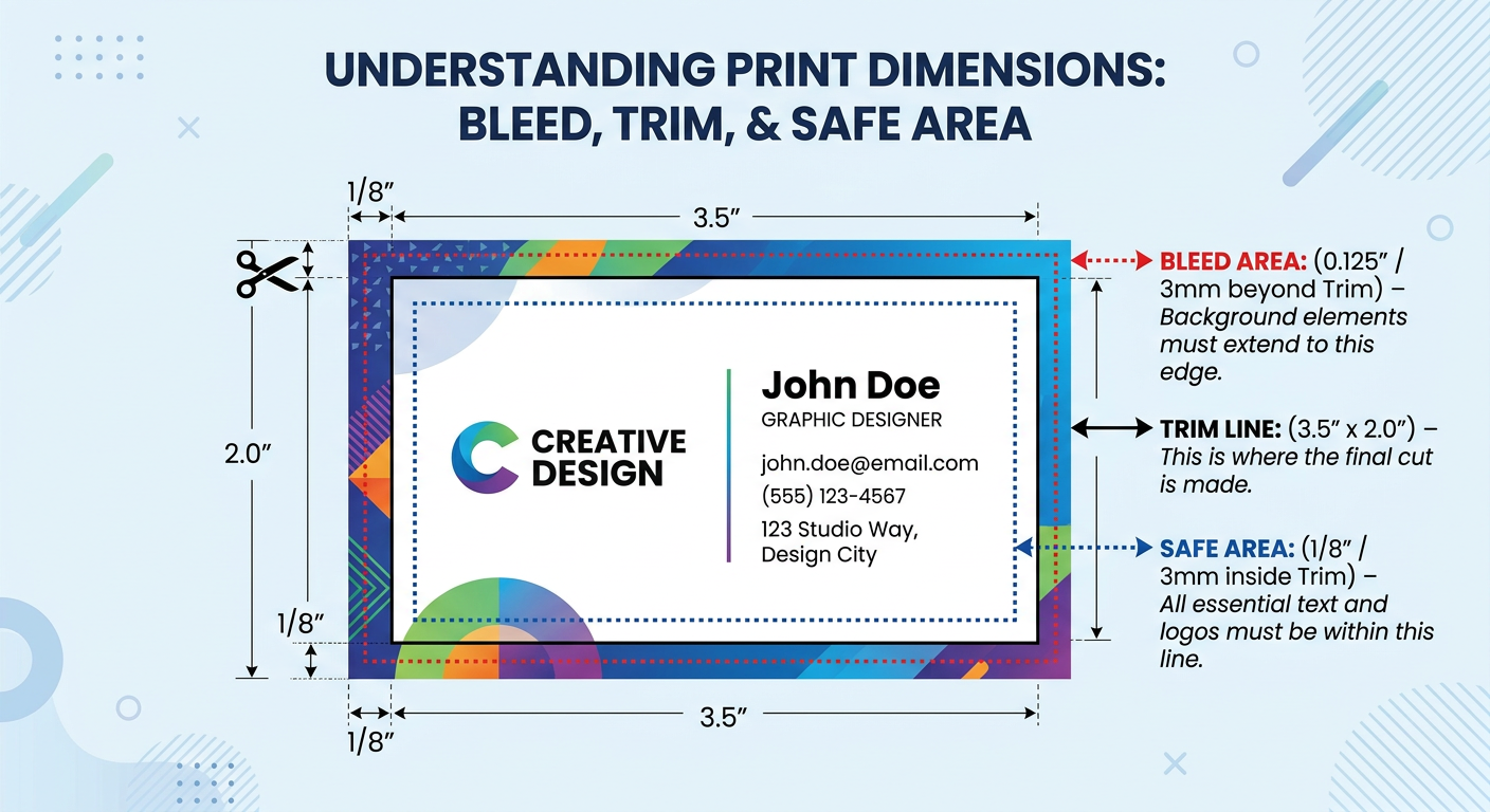 How to Set Up Bleed and Trim for Wholesale Stationery Printing